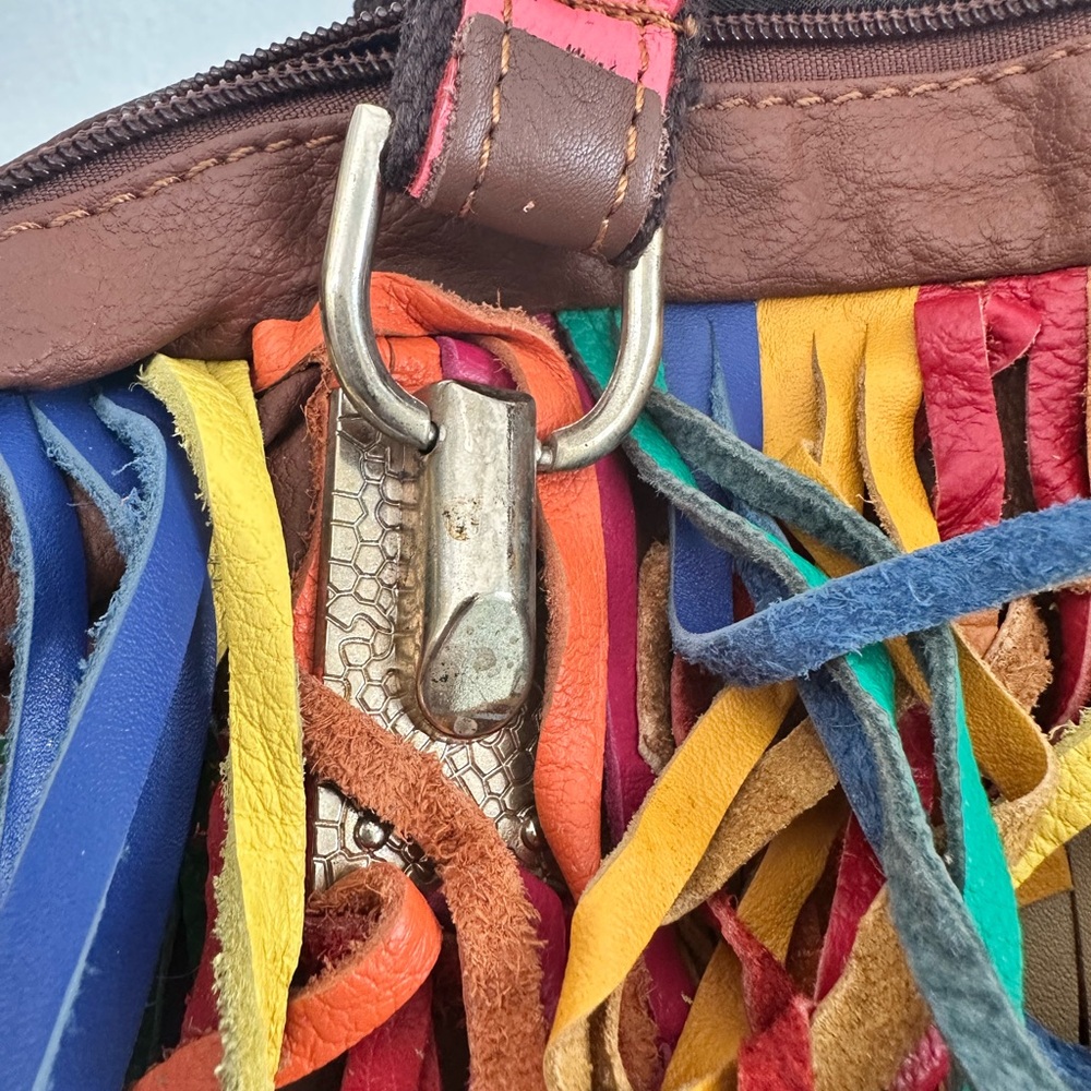 Multicolor Fringe Bag - Picture 3 of 4